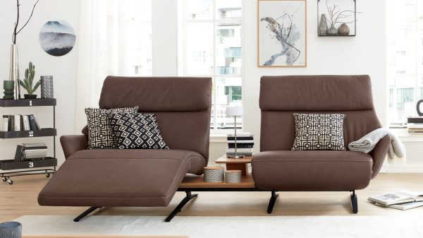 Interliving Sofa Serie 4230 - Trapezsofa mit elektrischer Fuß- und Rückenverstellung