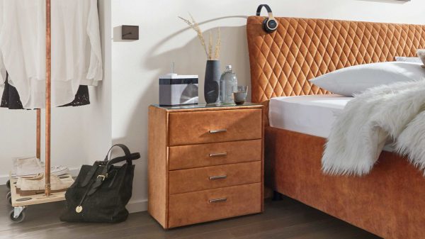 Interliving Polsterbett Serie 1411 - Nachtkommode 47