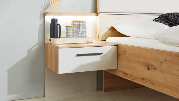 Interliving Schlafzimmer Serie 1021 - Hängekonsolen 9319 mit Licht