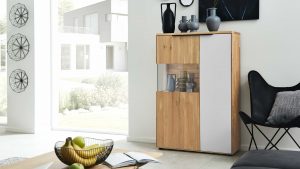 Interliving Wohnzimmer Serie 2009 - Highboard 4813