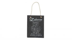 Interliving BEST BUDDYS! Schiefer-Schild Zuhause
