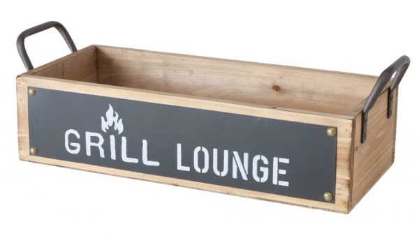 Interliving BEST BUDDYS! Deko-Tablett Grill Lounge
