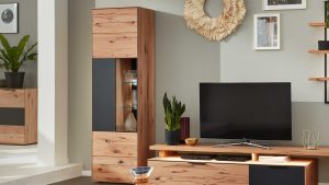 Interliving Wohnzimmer Serie 2005 - Vitrine 117 300