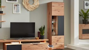 Interliving Wohnzimmer Serie 2005 - Vitrine 117 301