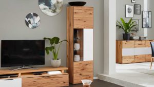 Interliving Wohnzimmer Serie 2005 - Vitrine 117 301