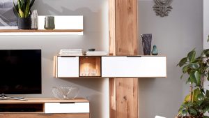 Interliving Wohnzimmer Serie 2005 - Quer-Vitrine 117 821