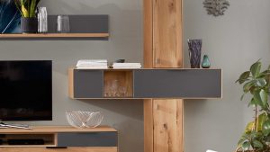 Interliving Wohnzimmer Serie 2005 - Quer-Vitrine 117 821