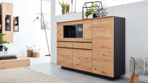 Interliving Wohnzimmer Serie 2103 - Highboard 560813