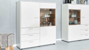 Interliving Wohnzimmer Serie 2102 - Highboard 510540