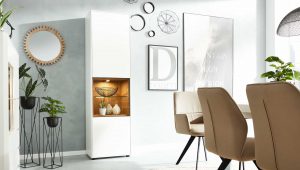 Interliving Wohnzimmer Serie 2102 - Vitrine 510460
