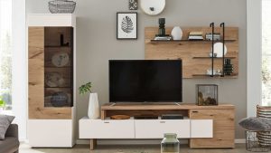 Interliving Wohnzimmer Serie 2104 - Wohnwand IL3