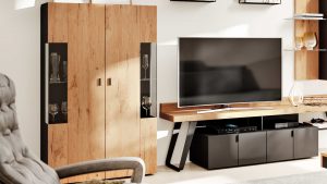 Interliving Wohnzimmer Serie 2105 - Vitrine UVE9-401M