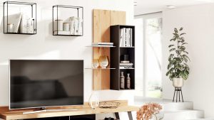 Interliving Wohnzimmer Serie 2105 - Wandregal PR2
