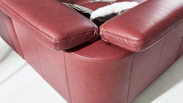 Interliving Sofa Serie 4054 - Mehrpreis Rundecke Lederrücken