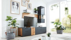 Interliving Wohnzimmer Serie 2023 - Wohnwand K060