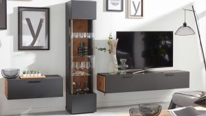 Interliving Wohnzimmer Serie 2023 - Vitrine 6110L