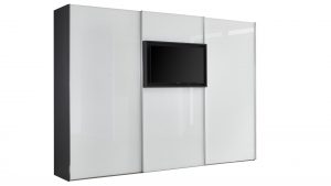 Schwebetürenschrank Media Flat