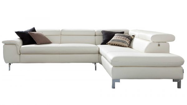 W.SCHILLIG Ledersofa 20975 bzw. Ecksofa mit Federkern