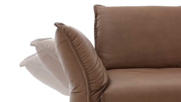 W.SCHILLIG Leder-Ecksofa bonnie - Armlehnverstellung