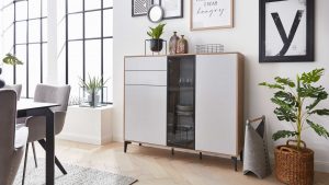 Interliving Wohnzimmer Serie 2107 - Highboard 660834