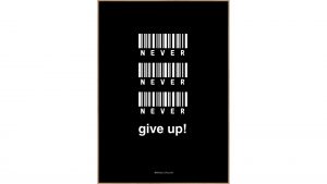 Interliving BEST BUDDYS! Posterdruck Never Give Up