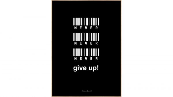 Interliving BEST BUDDYS! Posterdruck Never Give Up