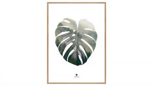 Interliving BEST BUDDYS! Kunstdruck Monstera leaf